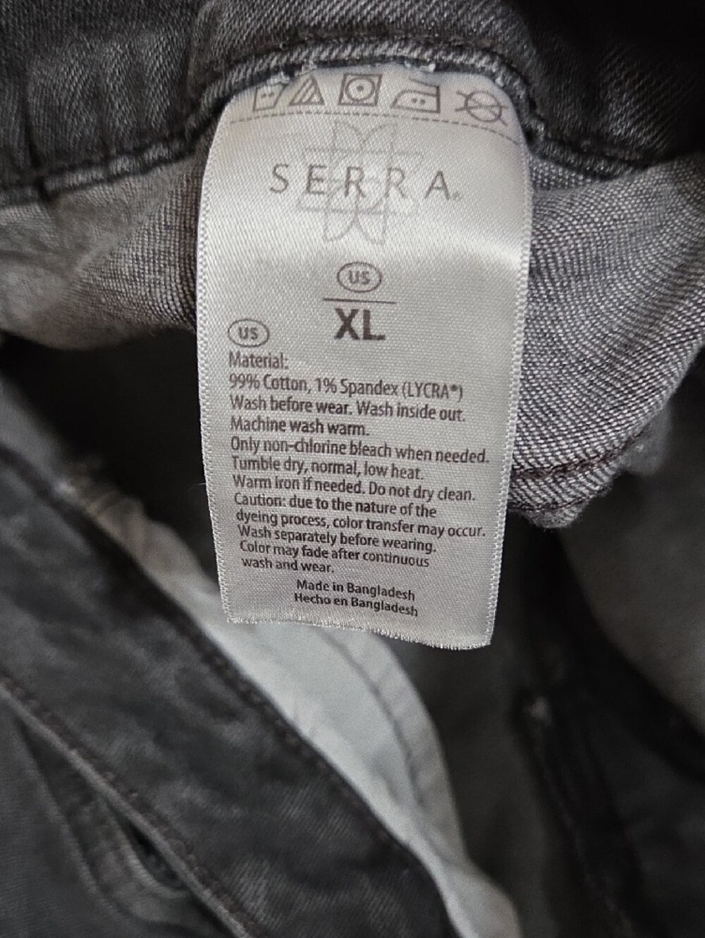 Serra Black Denim Shorts - Picture 2 of 2